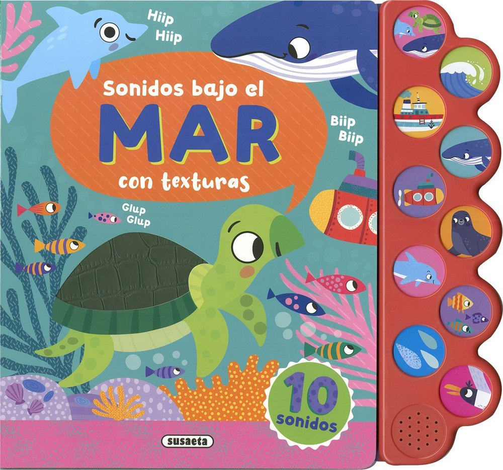 SONIDOS BAJO EL MAR, de SUSAETA EDICIONES | portada del libro