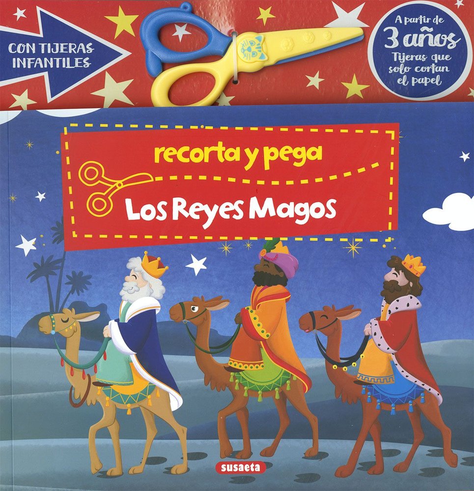 RECORTA Y PEGA LOS REYES MAGOS, de FORERO, MARIA | portada del libro