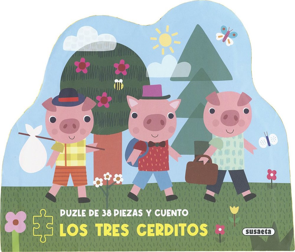 LOS TRES CERDITOS, de SUSAETA EDICIONES | portada del libro