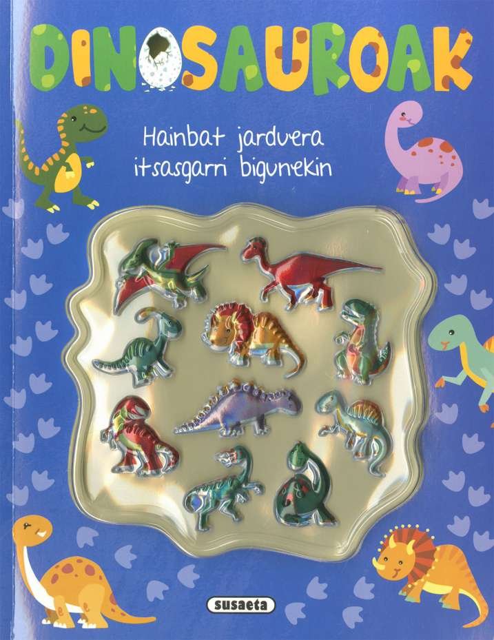 DINOSAUROAK, de SUSAETA EDICIONES | portada del libro