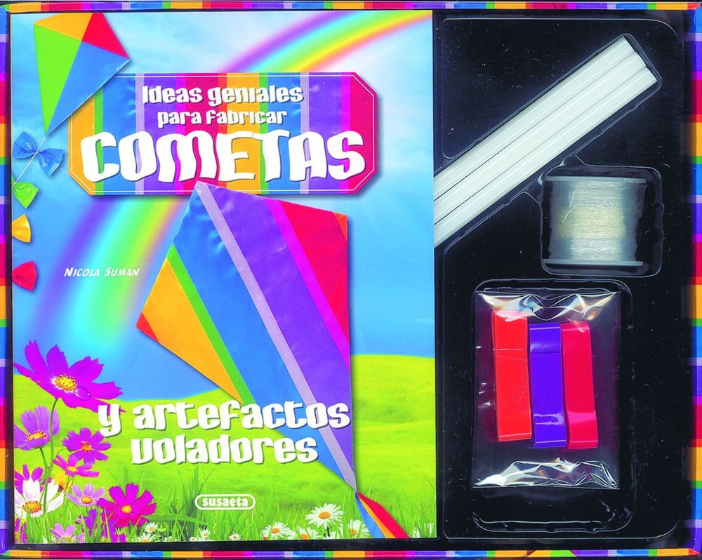 IDEAS GENIALES PARA FABRICAR COMETAS Y OTROS ARTEFACTOS VOLADORES, de SUMAN, NICOLA | portada del libro
