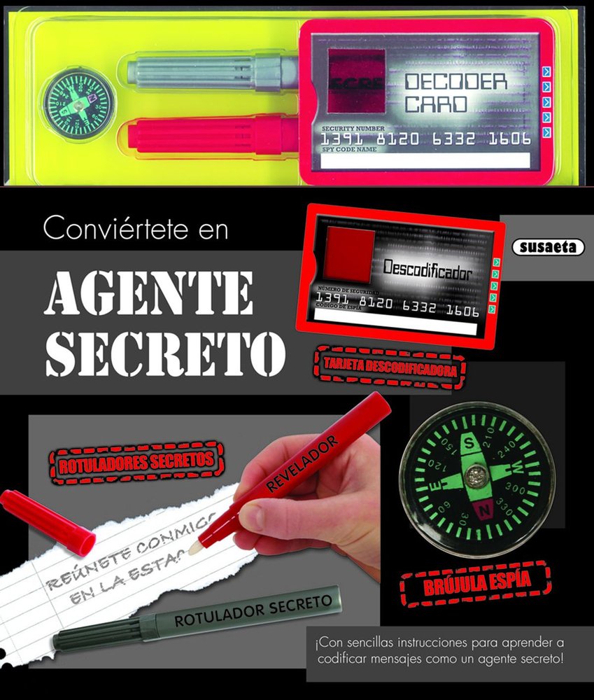 CONVIERTETE EN AGENTE SECRETO, de SUSAETA, EQUIPO | portada del libro