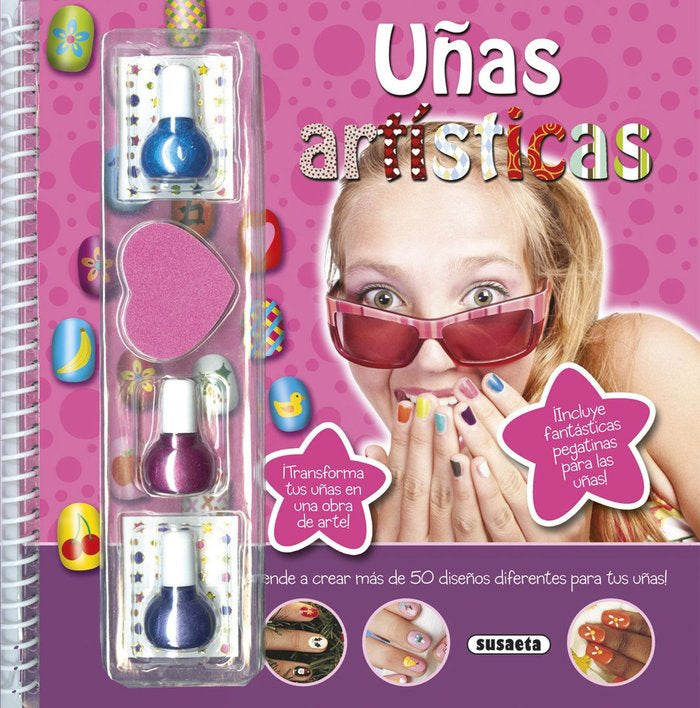UÑAS ARTISTICAS, de SUSAETA, EQUIPO | portada del libro