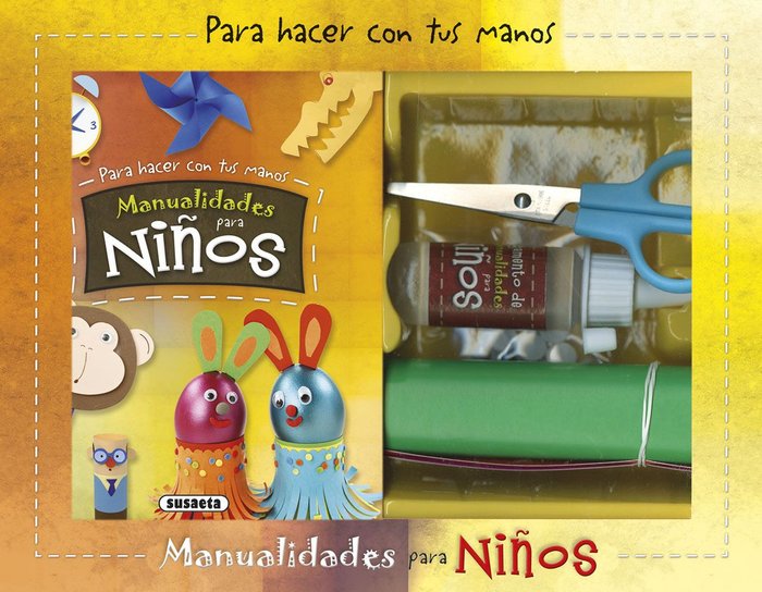 MANUALIDADES PARA NIÑOS, de SUSAETA, EQUIPO | portada del libro
