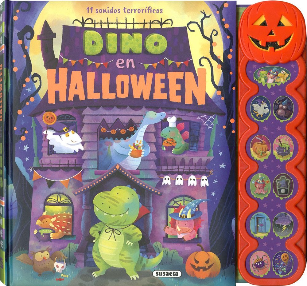 DINO EN HALLOWEEN, de SUSAETA EDICIONES | portada del libro