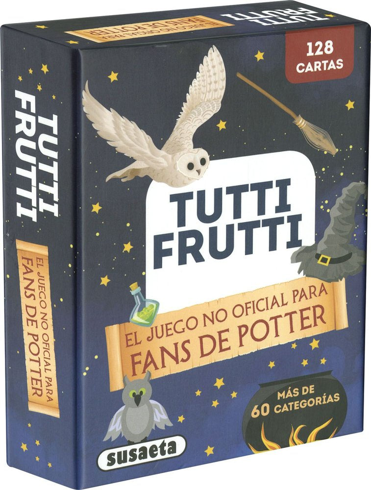 TUTTI FRUTTI. EL JUEGO NO OFICIAL PARA FANS DE POTTER | portada del libro