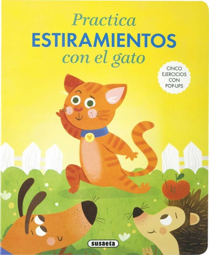 PRACTICA ESTIRAMIENTOS CON EL GATO, de , SUSAETA EDICIONES | portada del libro