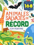 ANIMALES SALVAJES DE RECORD CON PEGATINAS, de YOMIKOKO | portada del libro