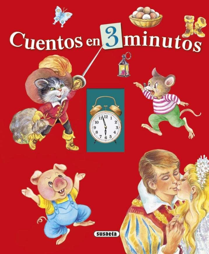 CUENTOS EN 3 MINUTOS, de SUSAETA | portada del libro