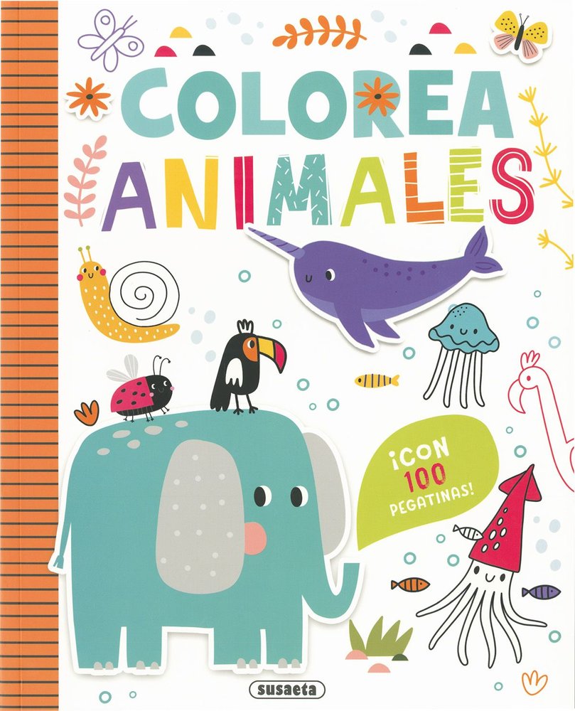 COLOREA ANIMALES, de SUSAETA EDICIONES | portada del libro