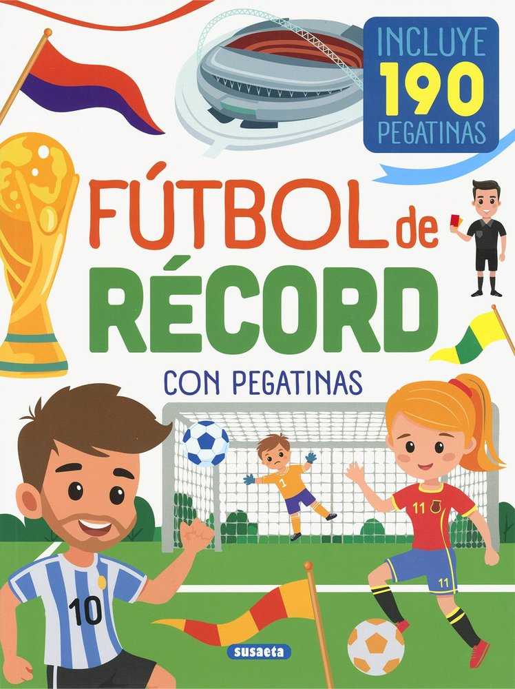 FUTBOL DE RECORD CON PEGATINAS, de , YOMIKOKO | portada del libro