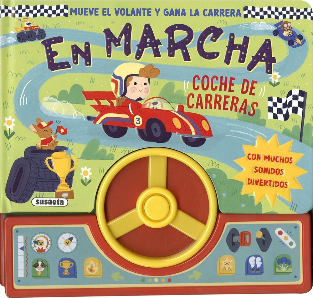 EN MARCHA. COCHE DE CARRERAS, de SUSAETA EDICIONES | portada del libro