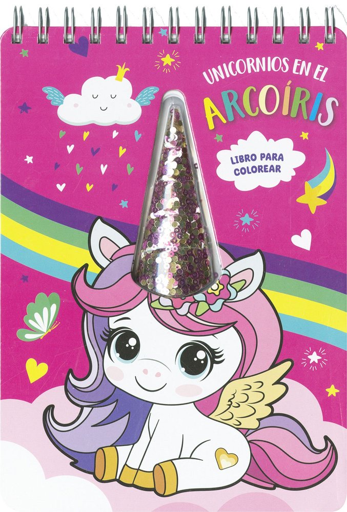UNICORNIOS EN EL ARCOIRIS, de SUSAETA EDICIONES, | portada del libro