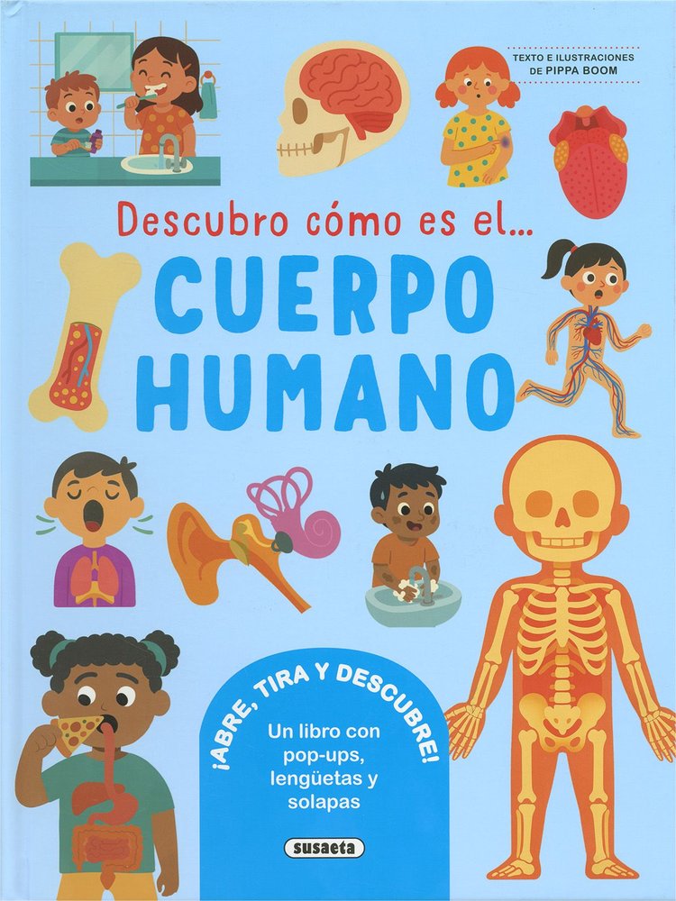 DESCUBRO COMO ES EL CUERPO HUMANO, de PIPPA BOOM, | portada del libro