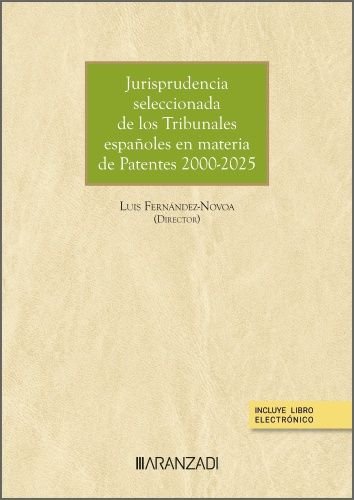 JURISPRUDENCIA SELECCIONADA TRIBUNALES ESPAÑOLES MATERIA PAT | portada del libro