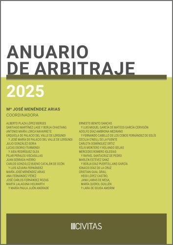 Anuario de Arbitraje 2025., de MARIA JOSE MENENDEZ ARIAS | portada del libro