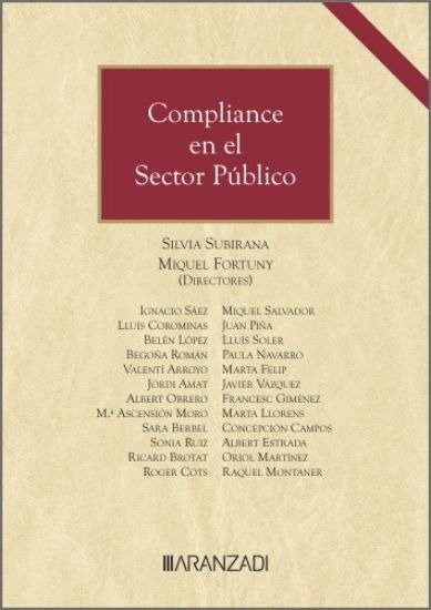 COMPLIANCE EN EL SECTOR PUBLICO (2.ª EDICION), de SILVIA SUBIRANA DE LA CRUZ | portada del libro