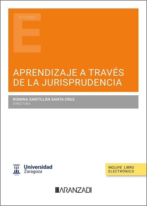 APRENDIZAJE A TRAVES DE LA JURISPRUDENCIA, de ROMINA SANTILLAN SANTA CRUZ | portada del libro