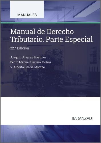 MANUAL DE DERECHO TRIBUTARIO. PARTE ESPECIAL, de MARTIN QUERALT, JUAN | portada del libro