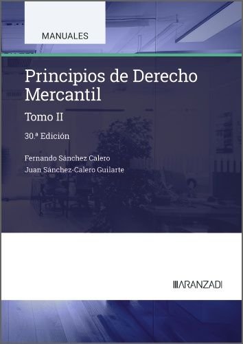PRINCIPIOS DE DERECHO MERCANTIL (TOMO II), de SANCHEZ CALERO, FERNANDO | portada del libro