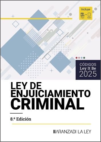 LEY DE ENJUICIAMIENTO CRIMINAL (LEYITBE), de ARANZADI LA LEY | portada del libro
