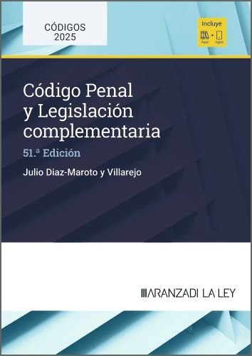 CODIGO PENAL Y LEGISLACION COMPLEMENTARIA, de DIAZ-MAROTO, JULIO | portada del libro