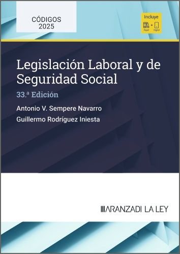 LEGISLACION LABORAL Y DE SEGURIDAD SOCIAL, de SEMPERE, ANTONIO | portada del libro