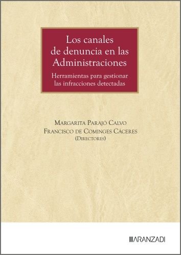 LOS CANALES DE DENUNCIA EN LAS ADMINISTRACIONES | portada del libro