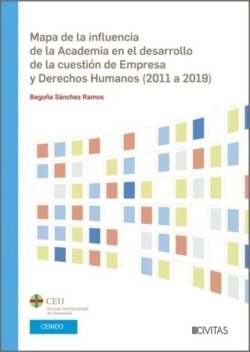 MAPA DE LA INFLUENCIA DE LA ACADEMIA EN EL DESARROLLO DE LA CUESTION DE EMPRESA, de BEGOÑA SANCHEZ RAMOS | portada del libro