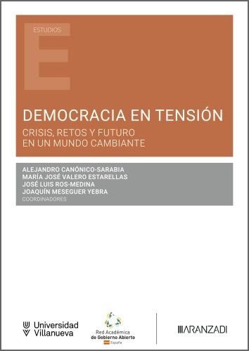DEMOCRACIA EN TENSION, de ALEJANDRO CANONICO | portada del libro
