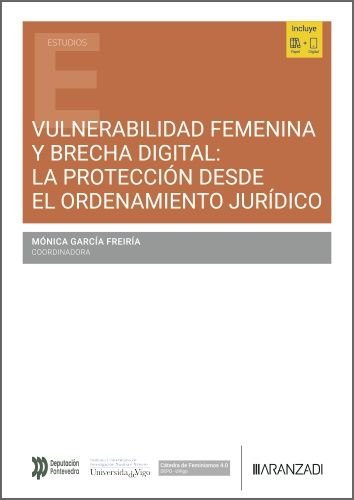 VULNERABILIDAD FEMENINA Y BRECHA DIGITAL, de MONICA GARCIA FREIRIA | portada del libro