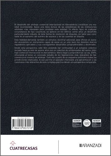 EL ARBITRAJE COMERCIAL INTERNACIONAL EN IBEROAMERICA, de BUFETE CUATRECASAS | portada del libro