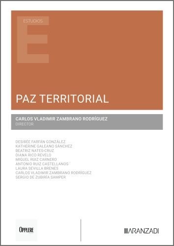 PAZ TERRITORIAL, de CARLOS VLADIMIR ZAMBRANO RODRIGUEZ | portada del libro