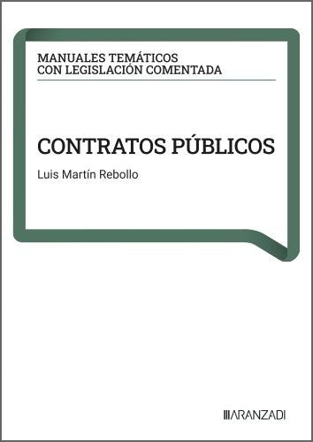 CONTRATOS PUBLICOS, de LUIS MARTIN REBOLLO | portada del libro