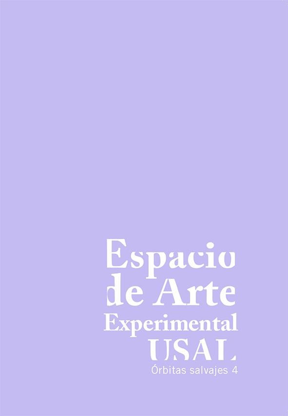 ESPACIO DE ARTE EXPERIMENTAL USAL | portada del libro