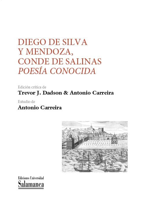 DIEGO DE SILVA Y MENDOZA CONDE DE SALINAS POESIA CONOCIDA, de DADSON | portada del libro