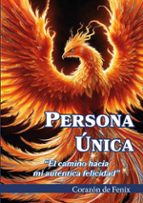 Persona única, de J.G A.N | portada del libro