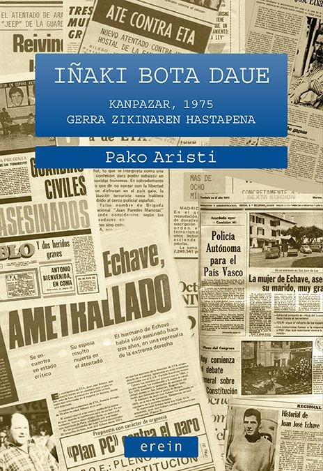 IÑAKI BOTA DAUE, de ARISTI, PAKO | portada del libro