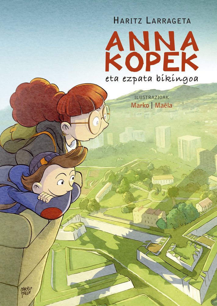 ANNA KOPEK ETA EZPATA BIKINGOA, de LARRAGETA MARTINEZ, HARITZ | portada del libro