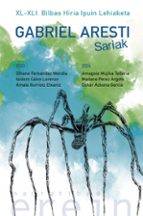2023KO-2024KO GABRIEL ARESTI SARIAK, de OIHANE FERNANDEZ MENDIA | portada del libro