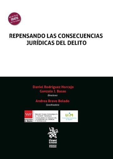 REPENSANDO LAS CONSECUENCIAS JURIDICAS DEL DELITO, de RODRIGUEZ HORCAJO | portada del libro
