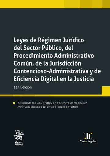Leyes regimen juridico sector publico pa de la jca 11ª ed, de Parejo Alfonso | portada del libro