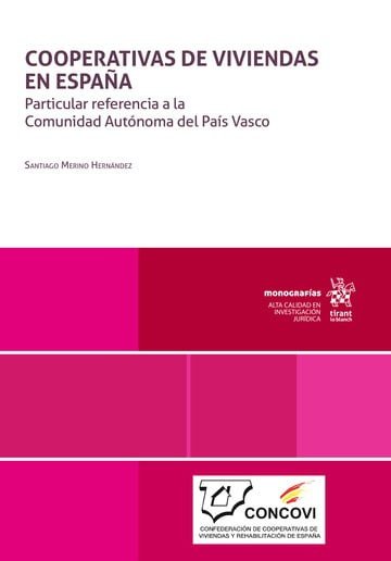 COOPERATIVAS DE VIVIENDAS EN ESPAÑA. PARTICULAR REFERENCIA A LA COMUNIDAD AUTONO, de MERINO HERNANDEZ | portada del libro