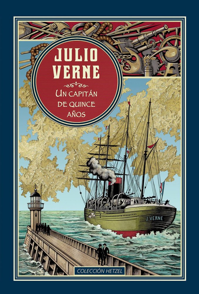CAPITAN DE QUINCE AÑOS, UN, de VERNE | portada del libro