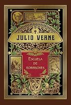 ESCUELA DE ROBINSONES, de Julio Verne | portada del libro
