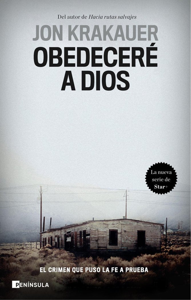 OBEDECERE A DIOS, de JON KRAKAUER | portada del libro