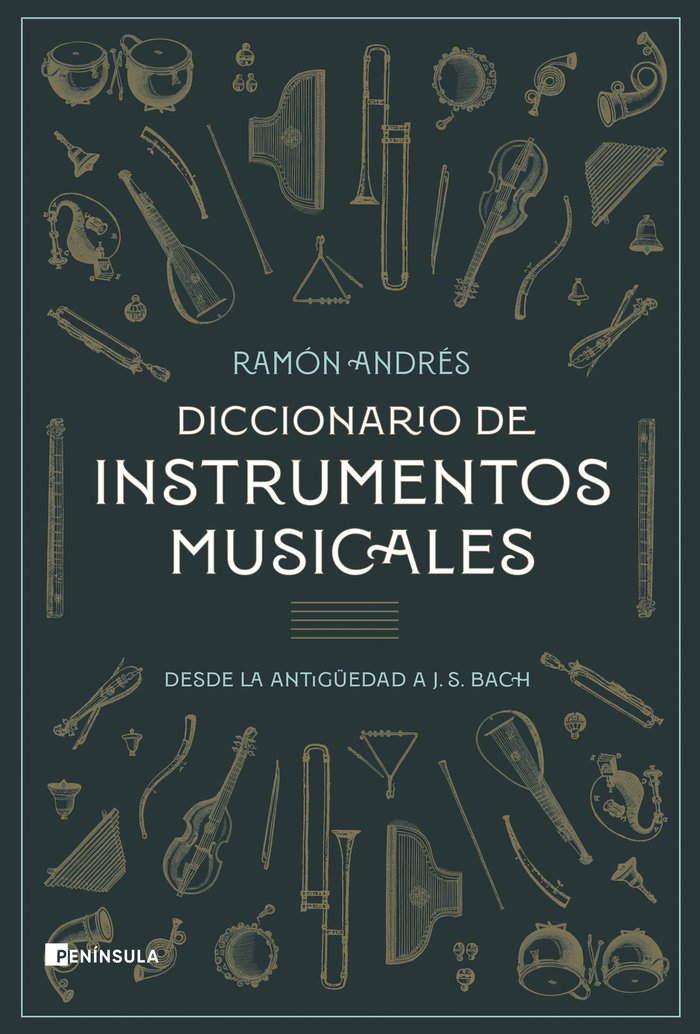DICCIONARIO DE INSTRUMENTOS MUSICALES, de RAMON ANDRES GONZALEZ COBO | portada del libro