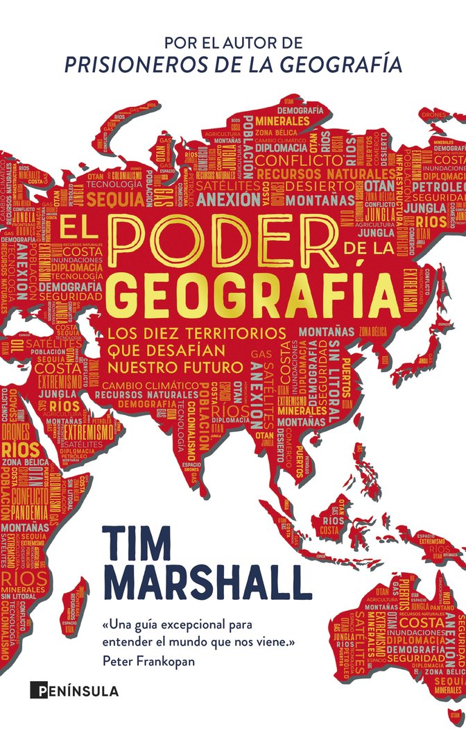 EL PODER DE LA GEOGRAFIA, de TIM MARSHALL | portada del libro
