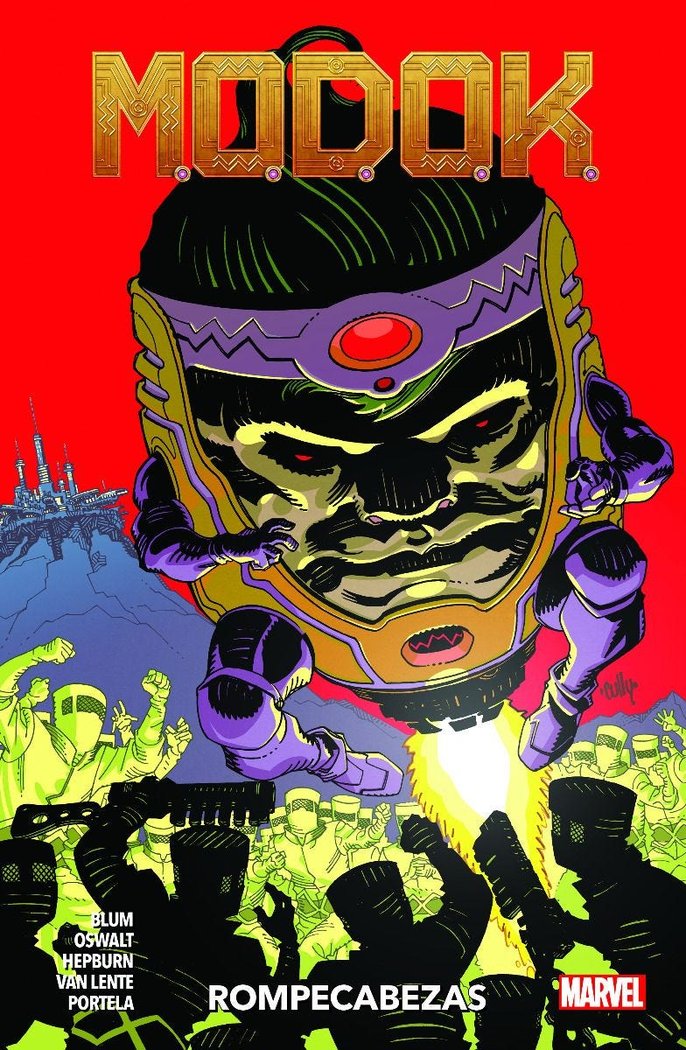 100% MARVEL COEDICIONES M.O.D.O.K. ROMPECABEZAS, de OSWALT, PATTON | portada del libro