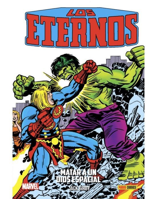 LOS ETERNOS 2 MATAR UN DIOS ESPACIAL, de KIRBY | portada del libro